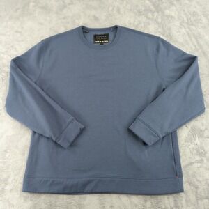 JACHS NEW YORK Mens‎ Crew Neck Long Sleeve Sweatshirt Blue XXL TTG Pullover Knit